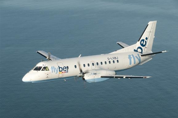 Flight Routes - Flybe - Stornoway to Glasgow plane