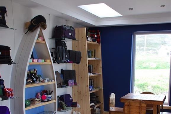 Eriskay Shop interior shelves