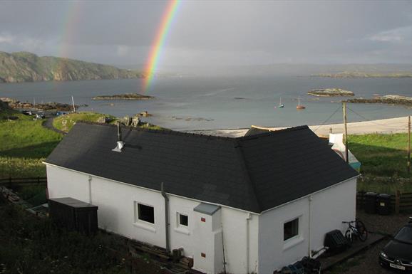 Taigh Nandag and rainbow