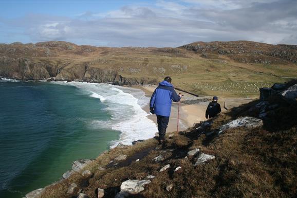 Descending to Bagh Dhail Mor