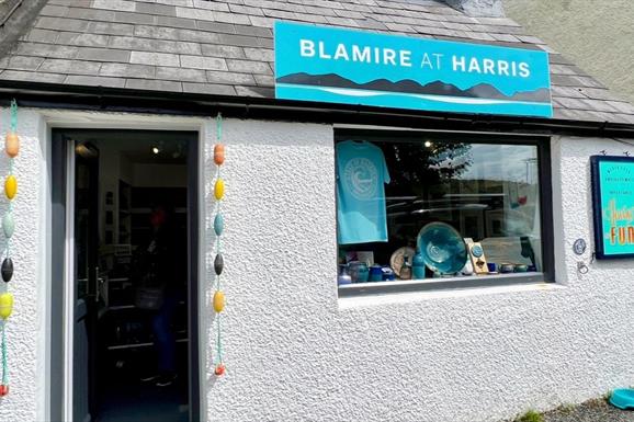 External view of Blamire at Harris shop