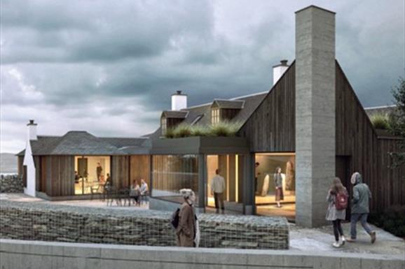 Artists image of the proposed redeveloped visitor centre