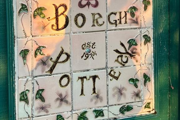 Borgh Pottery plaque