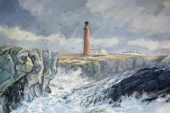 Hebridean Art  lighthouse
