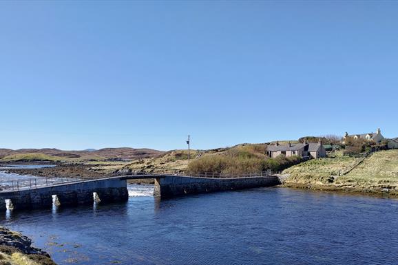 Valasay Cottage bridge
