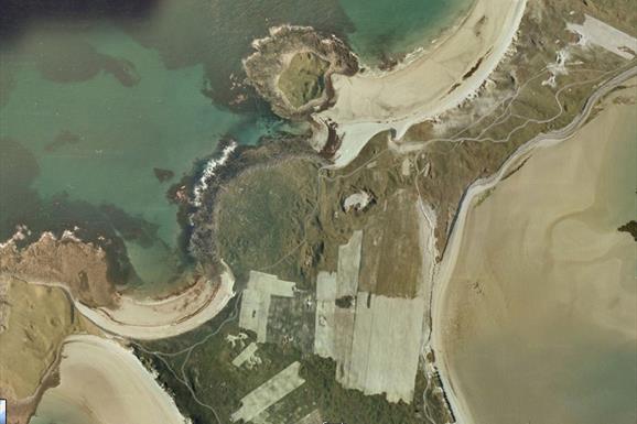 Udal Peninsula - aerial view