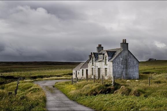 The house Peter May imagined to be Fin's aunts house