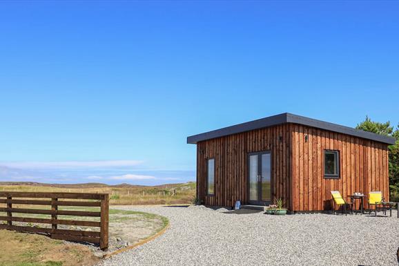 The Wheelhouse with blue sky