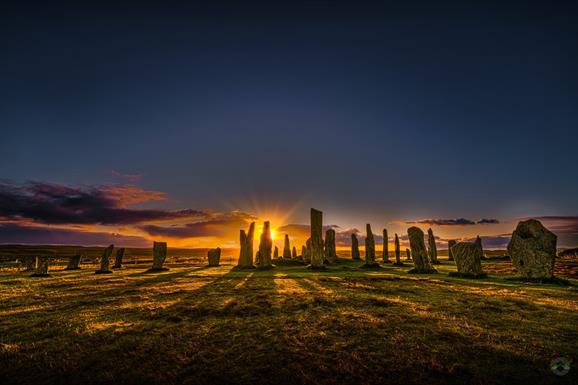 Calanais at sunset. Image: Michael Dutson Landscape