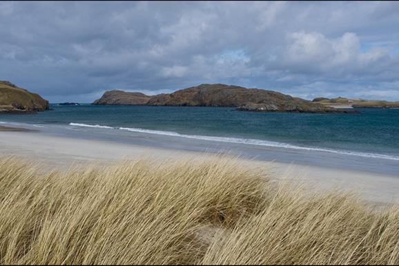 Pabbay from Reef Beach