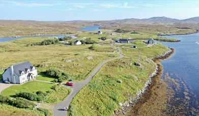 Valasay Crofthouse aerial1