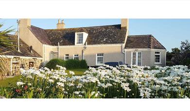 Beautiful gardens at Galson Farm Guesthouse