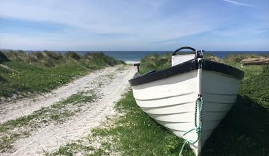 South Boisdale Beach and Boat