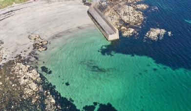 Bayble beach and pier