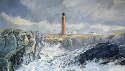 Hebridean Art  lighthouse
