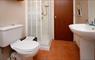 Bathroom with shower and separate bath at Kinnoull
