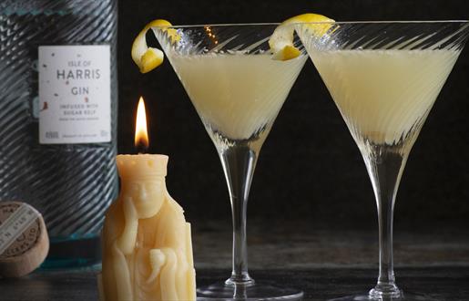Isle of Harris Gin Lemon Curd Cocktails by Hebridean Baker