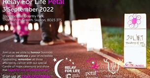 Relay for Life at Thornton Hall Country Park (Petal Cancer Research UK)
