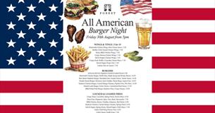 All American Burger Night at Forest Inn