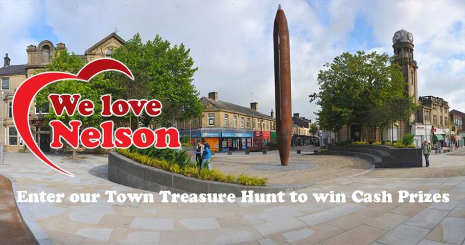 Enjoy We Love Nelson Treasure Hunt and win cash prizes