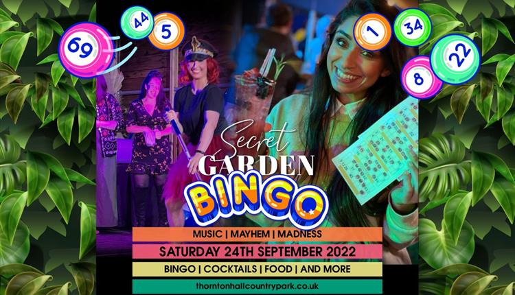 Bingo at Thornton Hall Country Park's Secret Garden