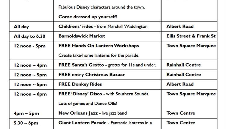 Barnoldswick Switch on Saturday