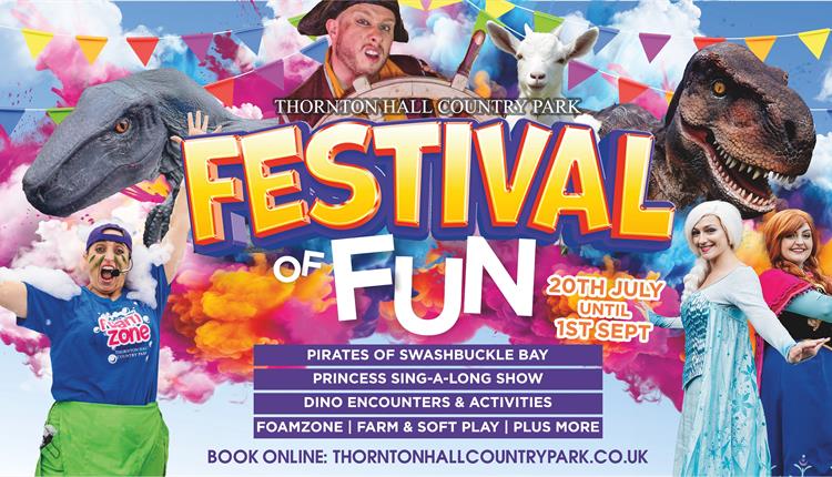 Festival of Fun Summer at Thornton Hall Country Park