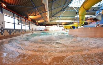 The pools and various attractions at Pendle Wavelengths.