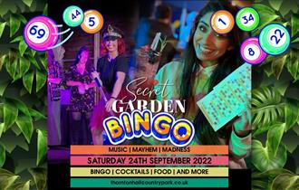 Bingo at Thornton Hall Country Park's Secret Garden