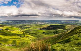 View from the top of Pendle Hill