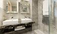 Fence Gate Lodge - double sink and walk in shower