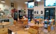 Interior of cafe
