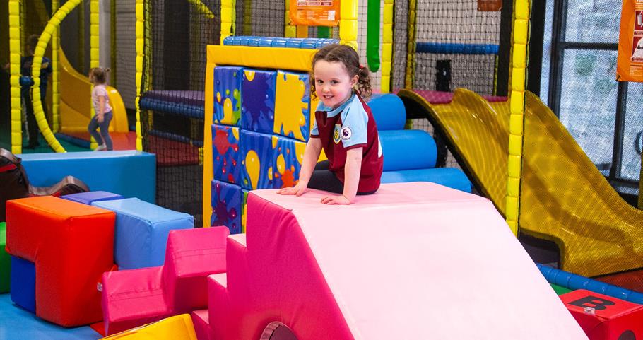 Children playing in play area at Leisure Box Pendle