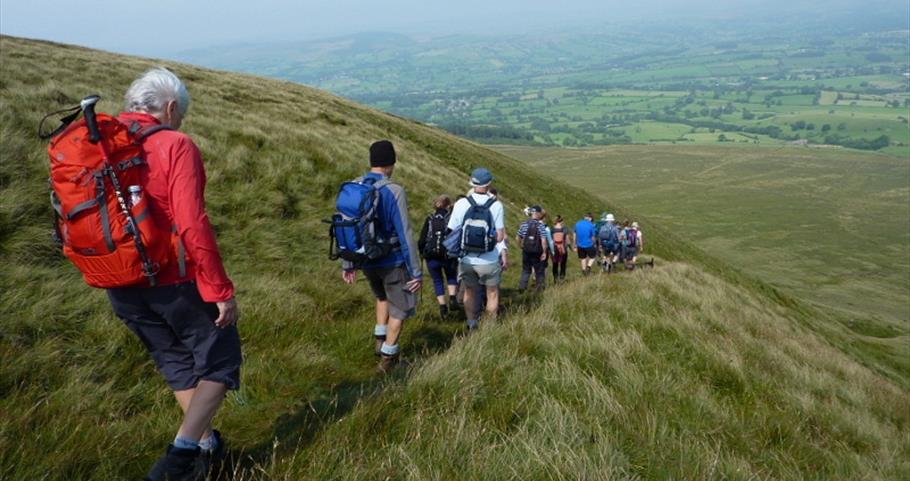 Picture of the Pendle Walking Festival, Derek Tate