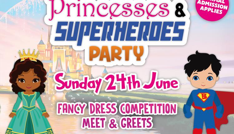 Princesses & Superheroes Party at Thornton Hall Farm