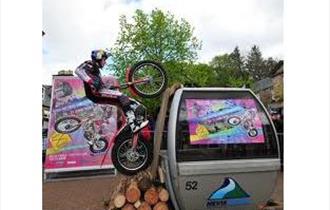 Ultimate Trials Display featuring Dougie Lampkin