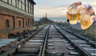 Ale by rail at NVR