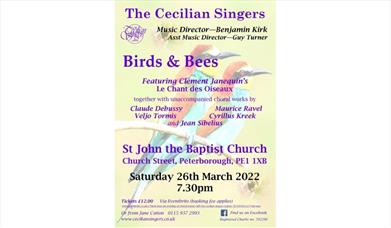 Birds & Beeds choral concert - St John's Church