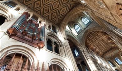 Organ in Peterborough Cathedral

