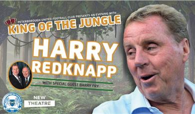 Harry Redknapp will be in Peterborough on 17 September 2021