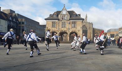 Morris Dancing in Cathedral Square