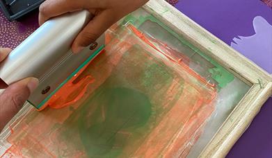 screenprinting using paper cut outs