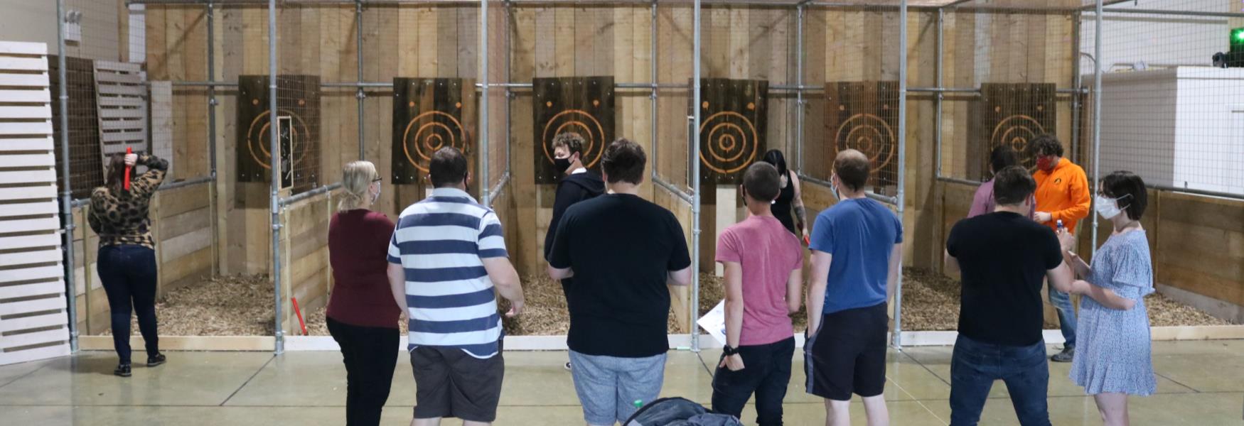 Inside Angle Axe Throwing