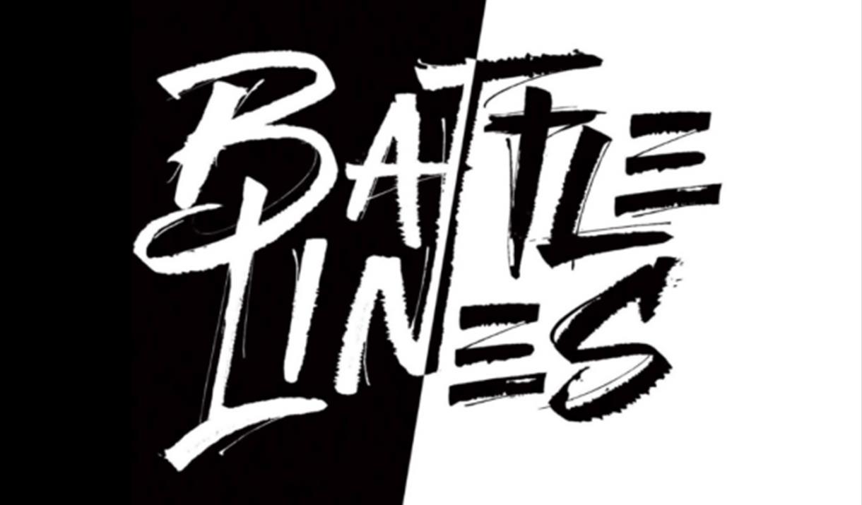 Black and White Battle Lines logo