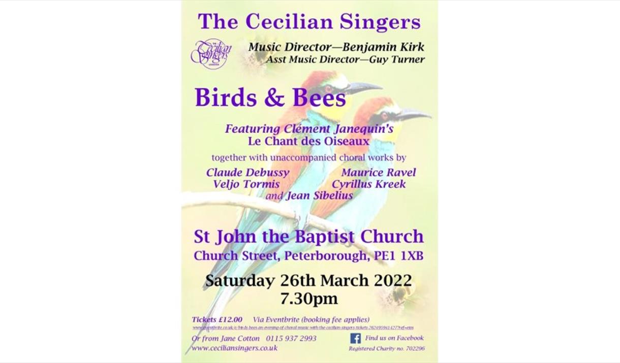 Birds & Beeds choral concert - St John's Church