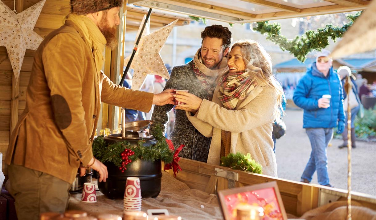 Burghley Christmas Fair shopping