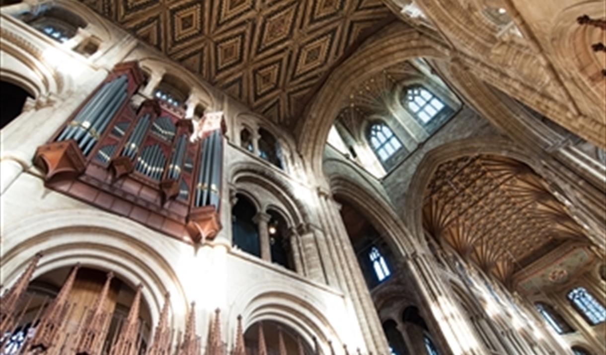 Organ in Peterborough Cathedral
