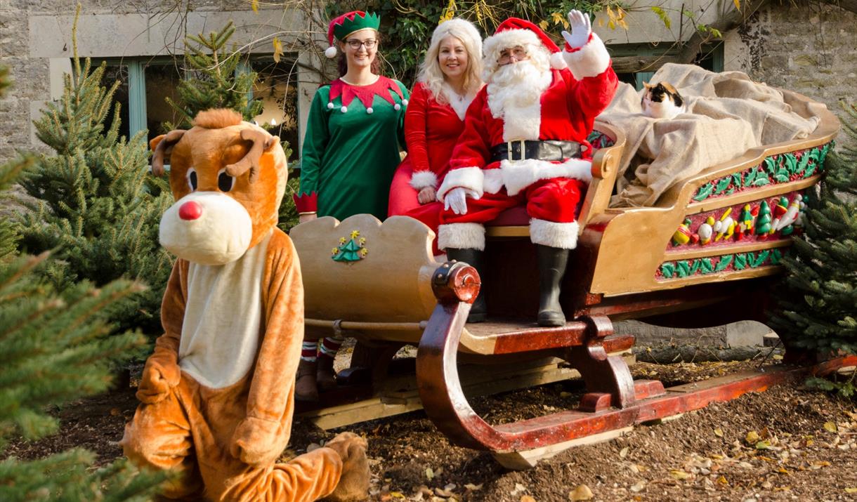 Visit Father Christmas at Sacrewell

