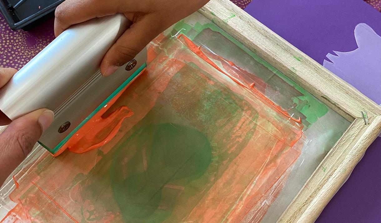 screenprinting using paper cut outs