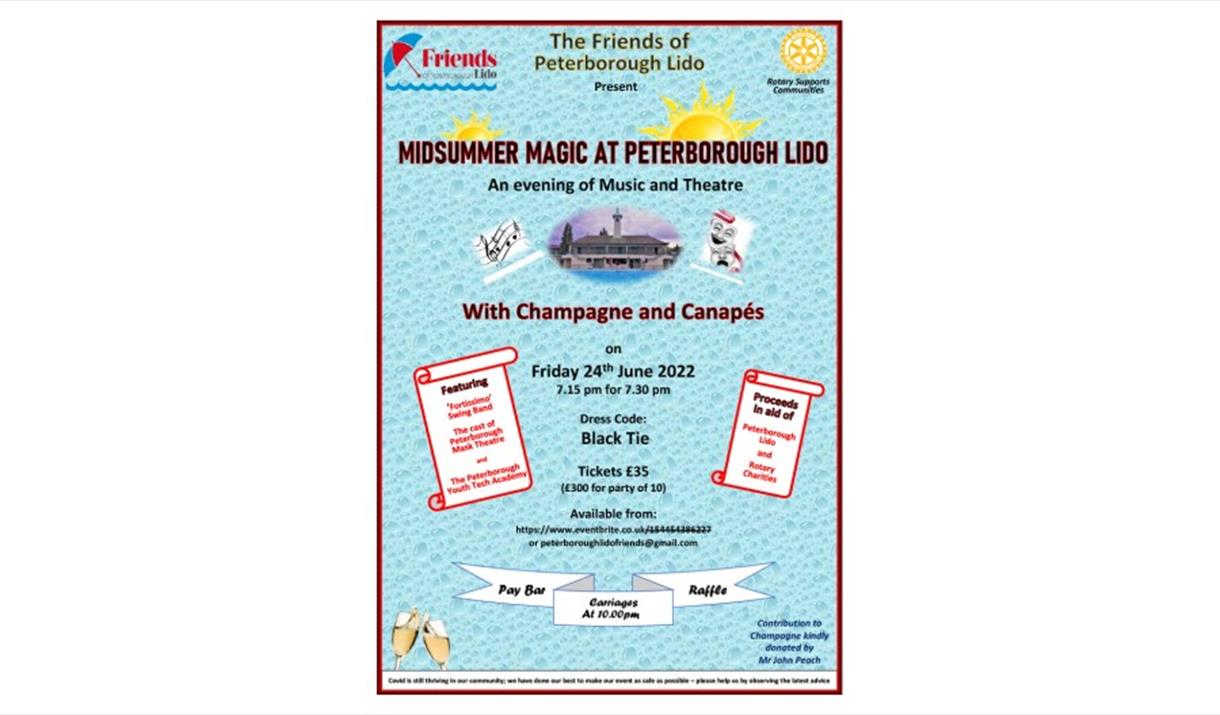 Midsummer Magic at the Lido - fundraiser